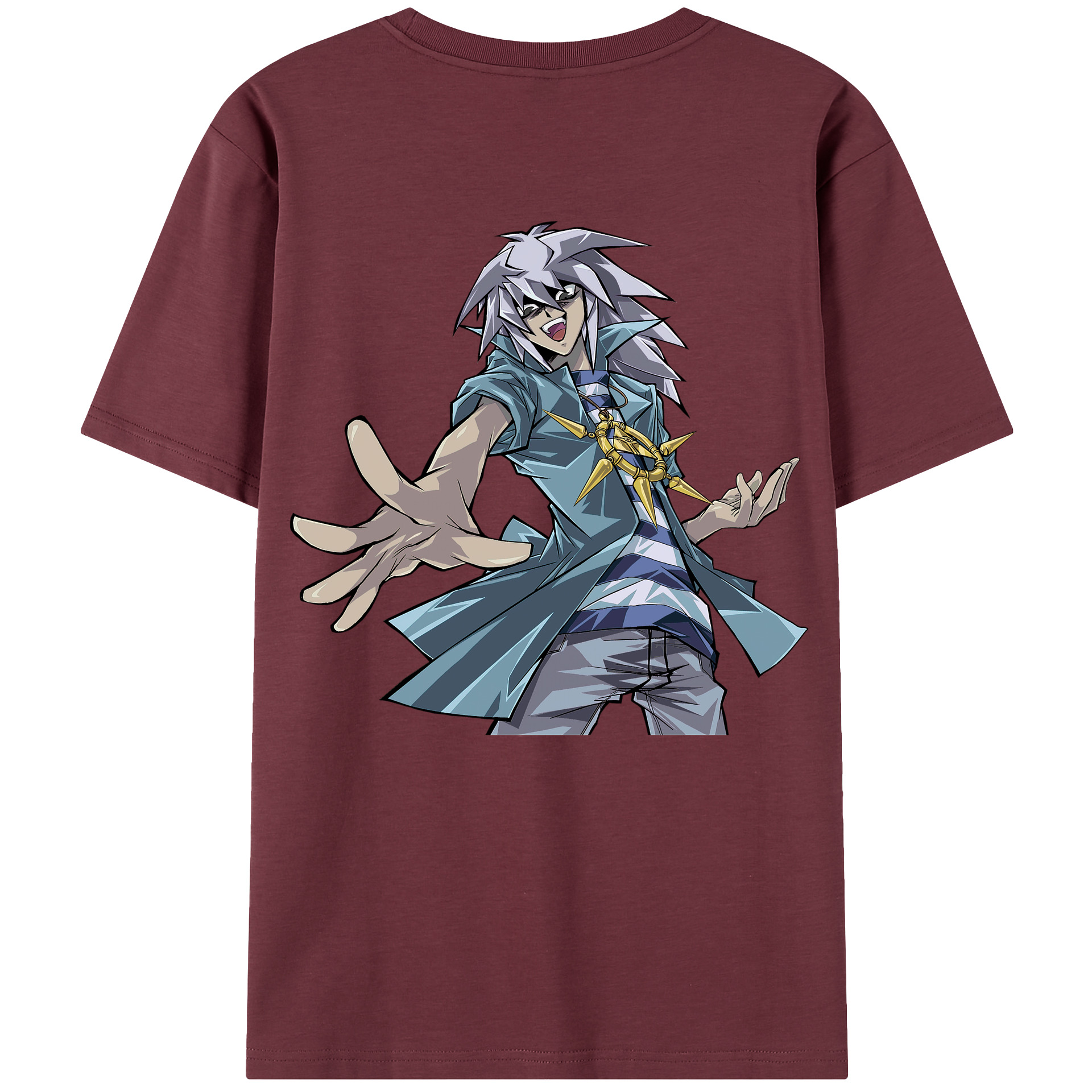 （画像用） 遊☆戯☆王 Yu-Gi-Oh! 綿100％半袖Tシャツ（背面プリント）